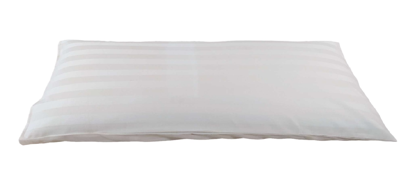 Speltex Kissenbezug 40x80 aus Bio-Baumwolle - Naturweiß Streifen