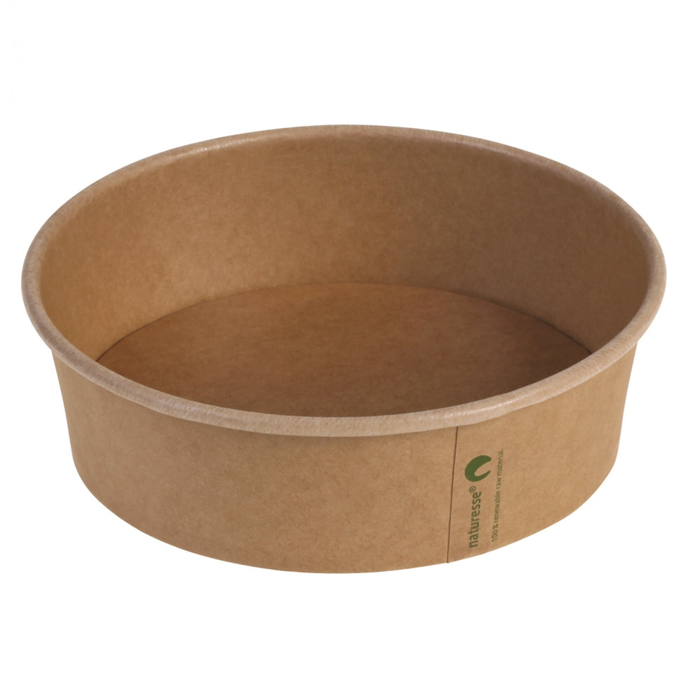Naturesse Salatschalen Kraft/PLA, 500ml, Ø150x45mm 300 St