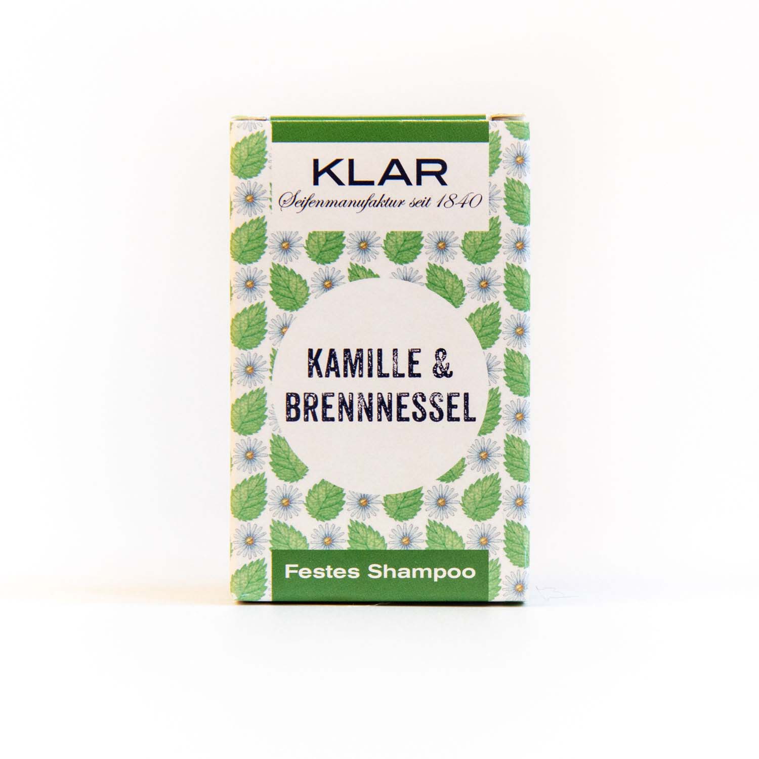 Klar's festes Shampoo Kamille & Brennnessel 100g