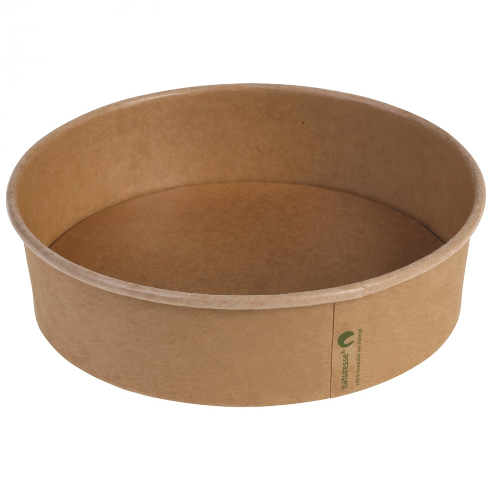 Naturesse Salatschalen Kraft/PLA, 900ml, Ø185x49mm 180 St