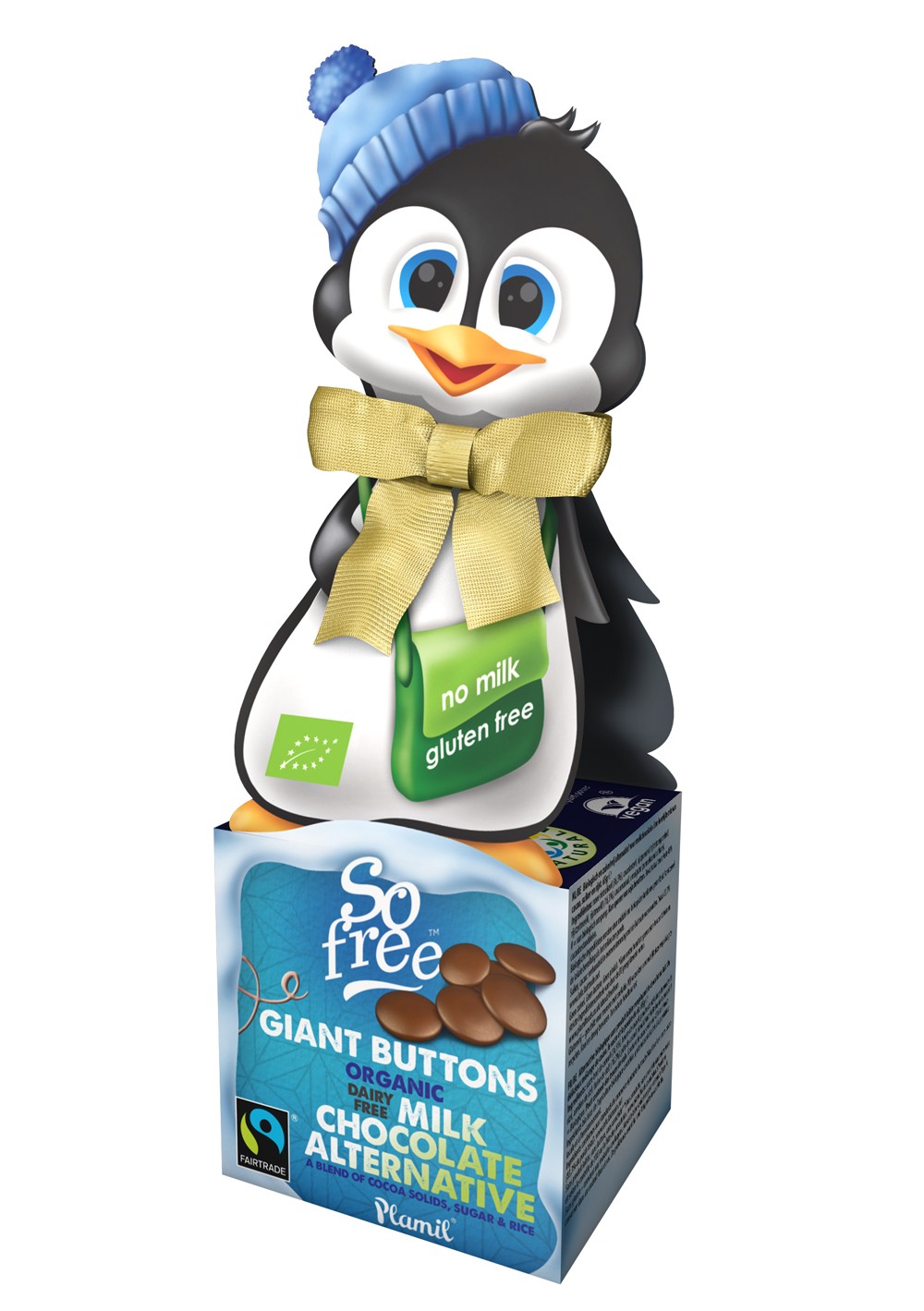 Vegane Pinguin Geschenkbox