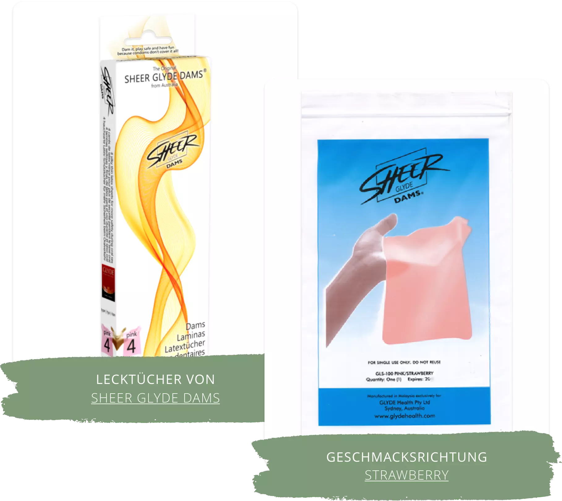 Lecktücher mit Geschmack