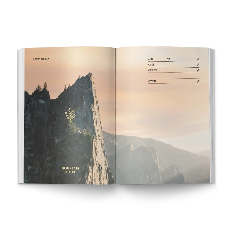 Analog Living Reisebuch "Mountain Book"