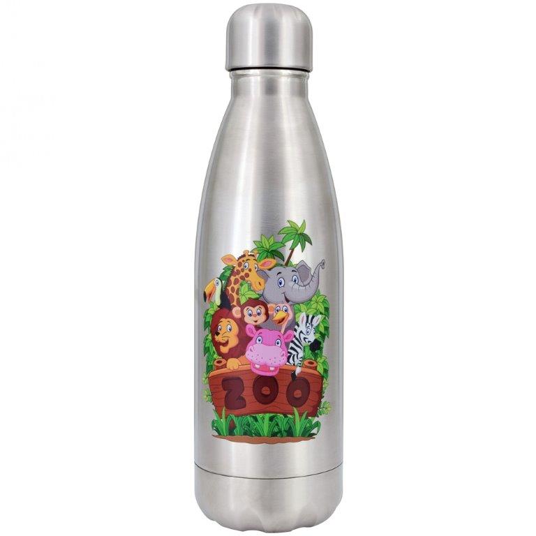 Edelstahl Thermoflasche Zoo 350ml