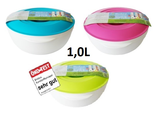 Biodora Schüssel mit Deckel 1,0 Liter 