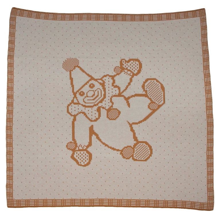 Babydecke Biobaumwolle Harlekin