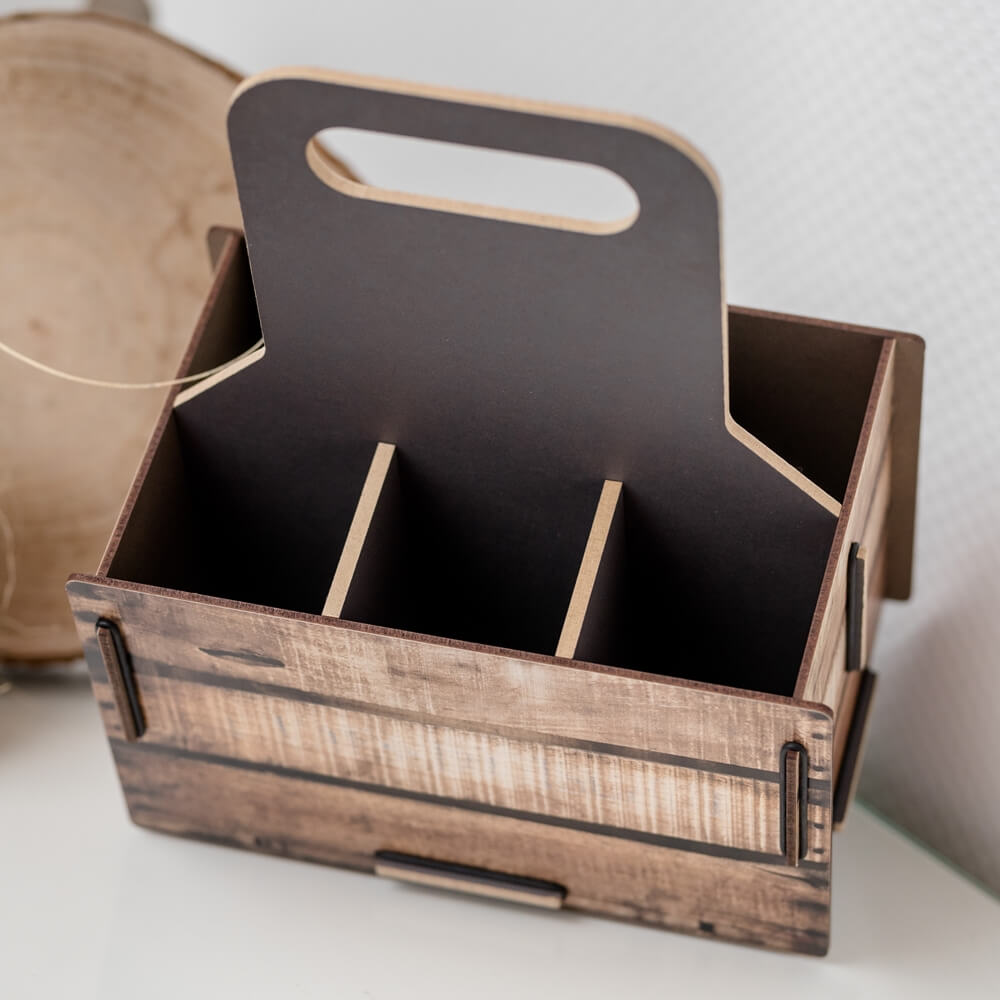 Werkhaus Flaschenträger "Weinkiste"