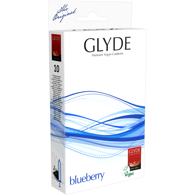 Glyde Blueberry Vegane Kondome
