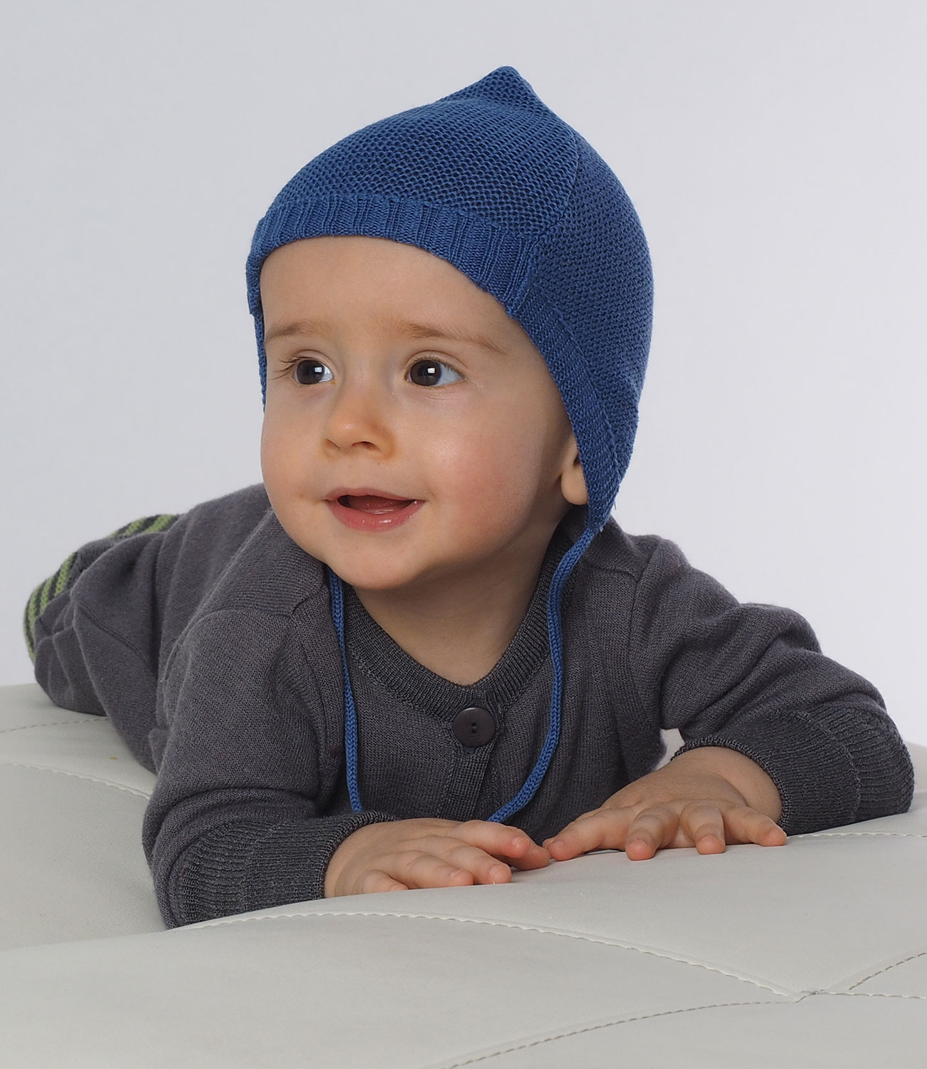 Reiff Baby Mütze Uni Merino-Schurwolle