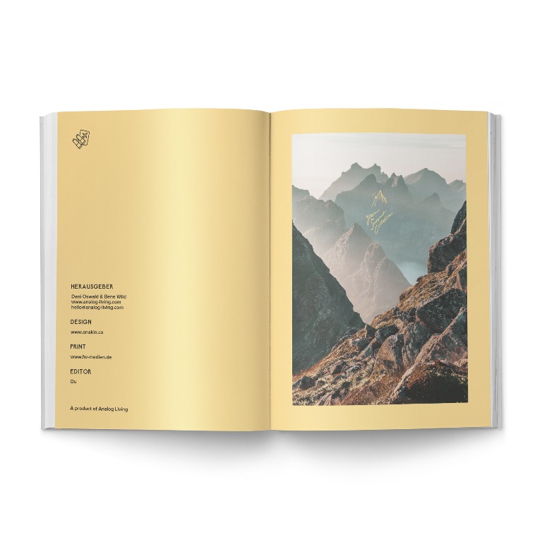 Analog Living Reisebuch "Mountain Book"