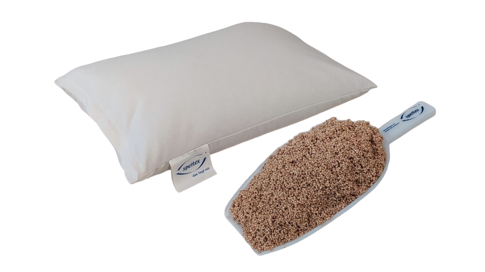 Speltex Bio Reisekissen 50x35 cm - Hirseschalen mit Kautschuk