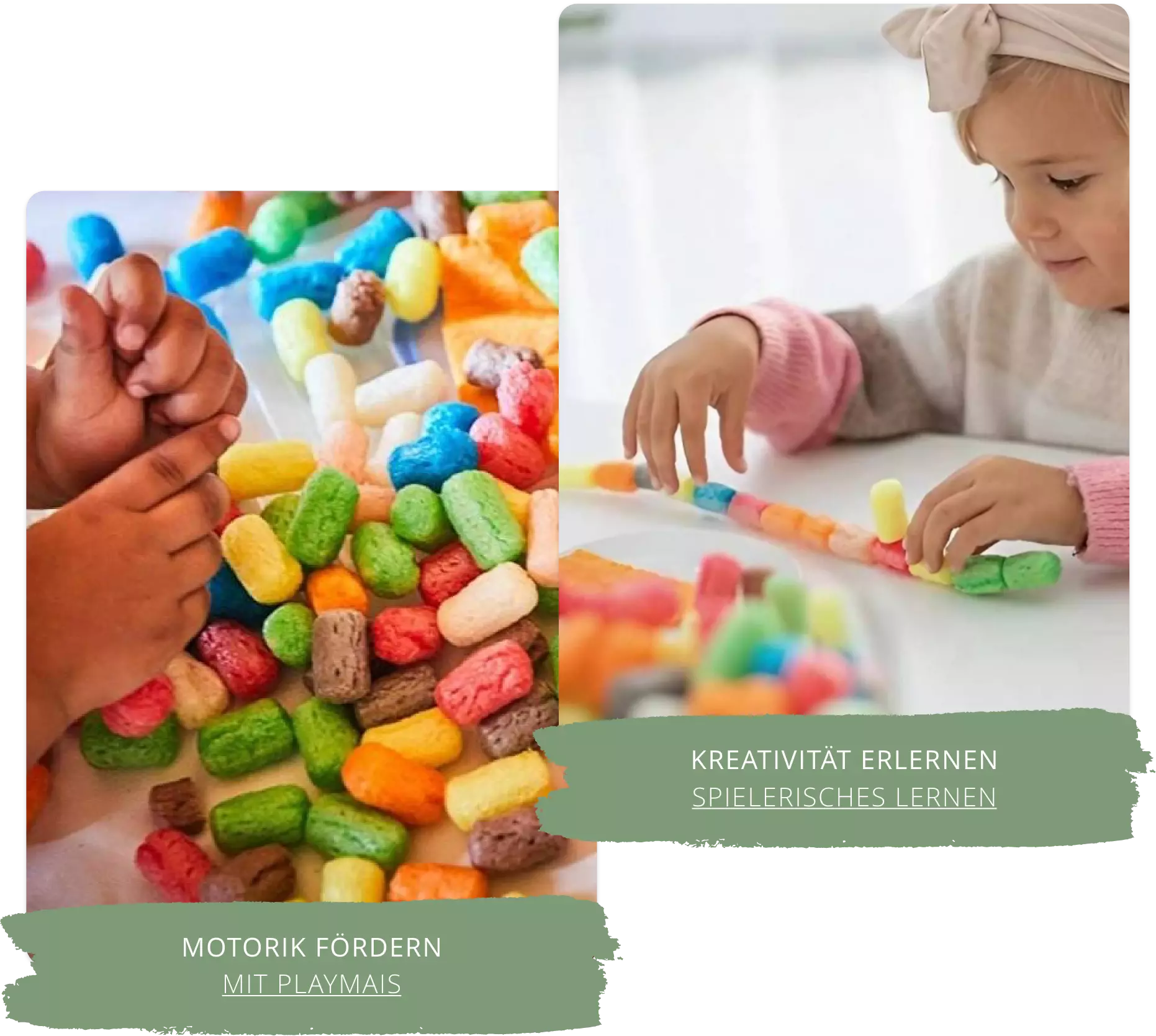 Motorik fördern mit Playmais