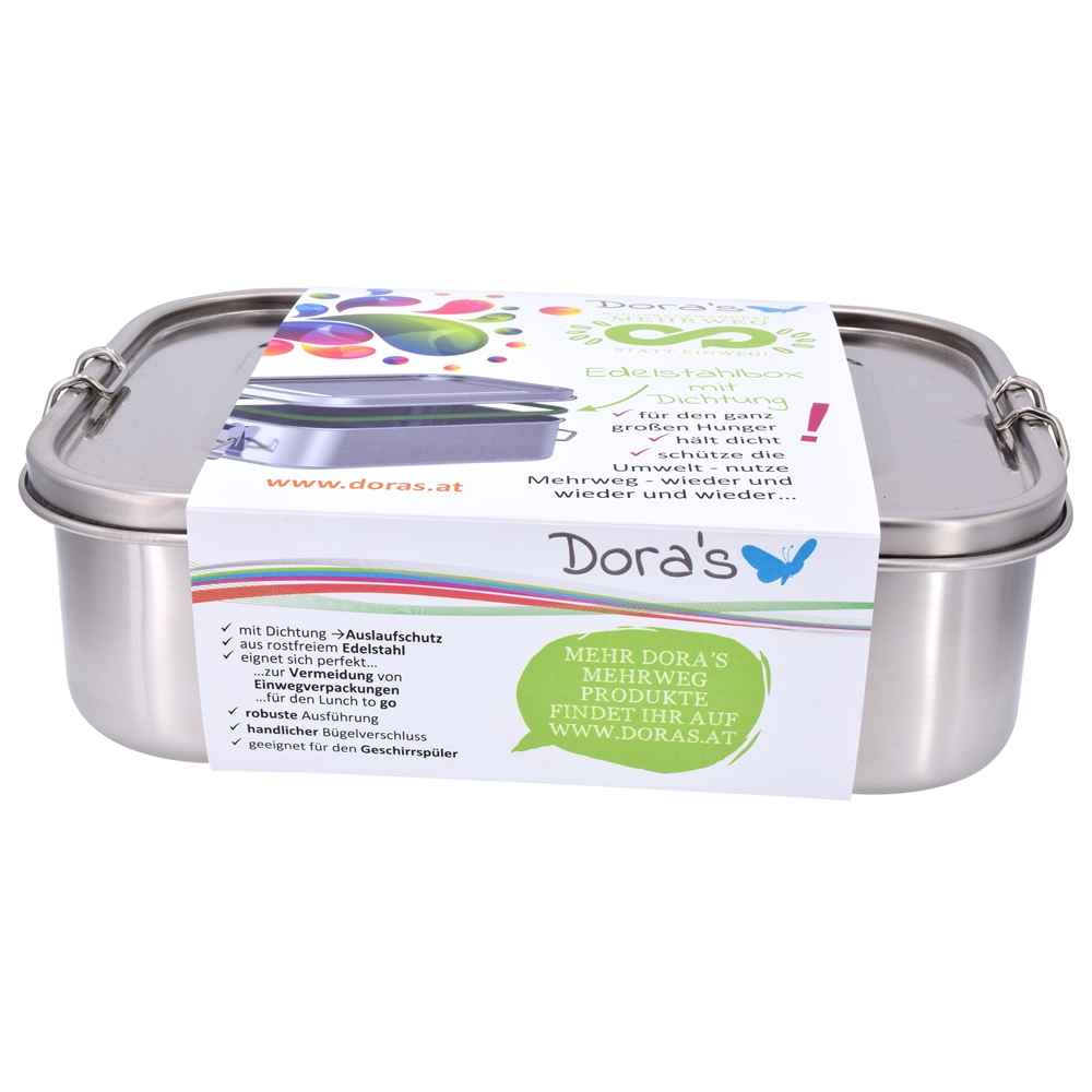 Dora´s XXL Edelstahl Box mit Dichtung 23,0 x 17,0 x 7,0 cm zu fairen Angeboten kaufen