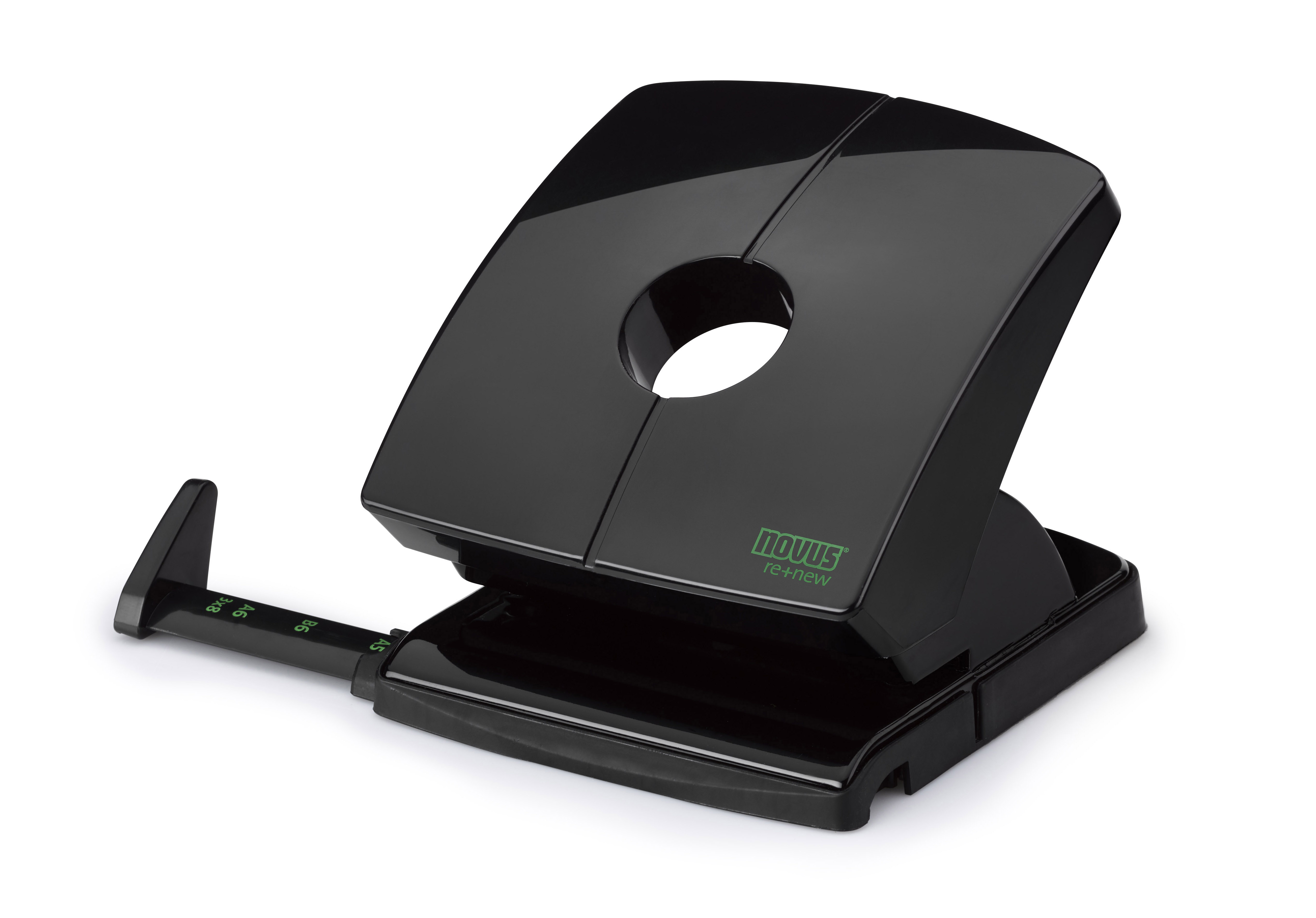 Novus Locher B216 re+new schwarz (max. 16 Blatt)