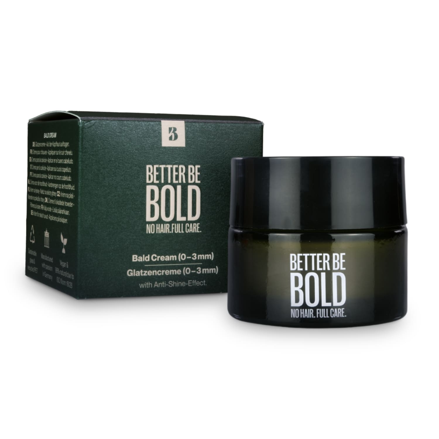BETTER BE BOLD Glatzencreme mit Anti-Shine-Effekt 50ml