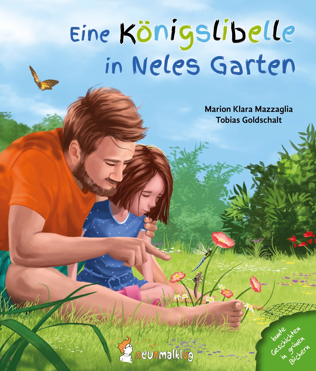 Bilderbuch Eine Königslibelle in Neles Garten