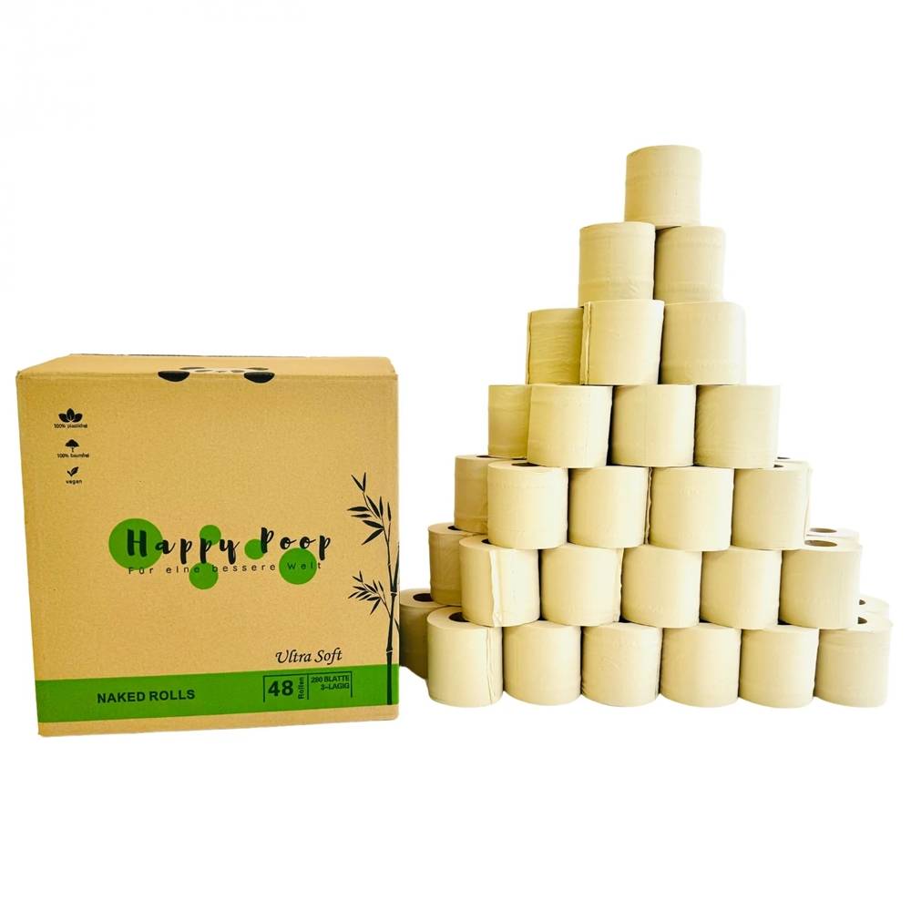 toilettenpapier bambus oder recycling Toilettenpapier aus 100% Bambus - 24 Rollen