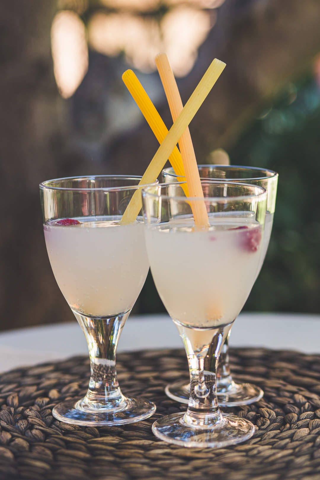 Canù Nudeltrinkhalm Bunt (Gelb, Grün, Orange), 17cm, 360St.