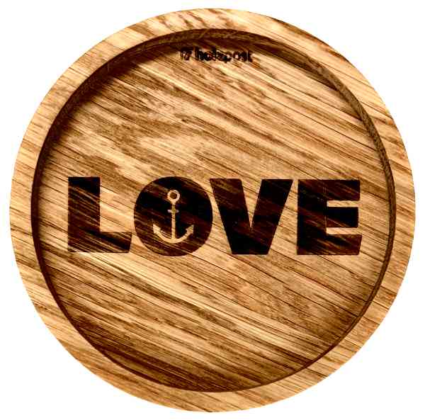 Holzpost Untersetzer zum Thema "Meer" (verschiedene Motive)