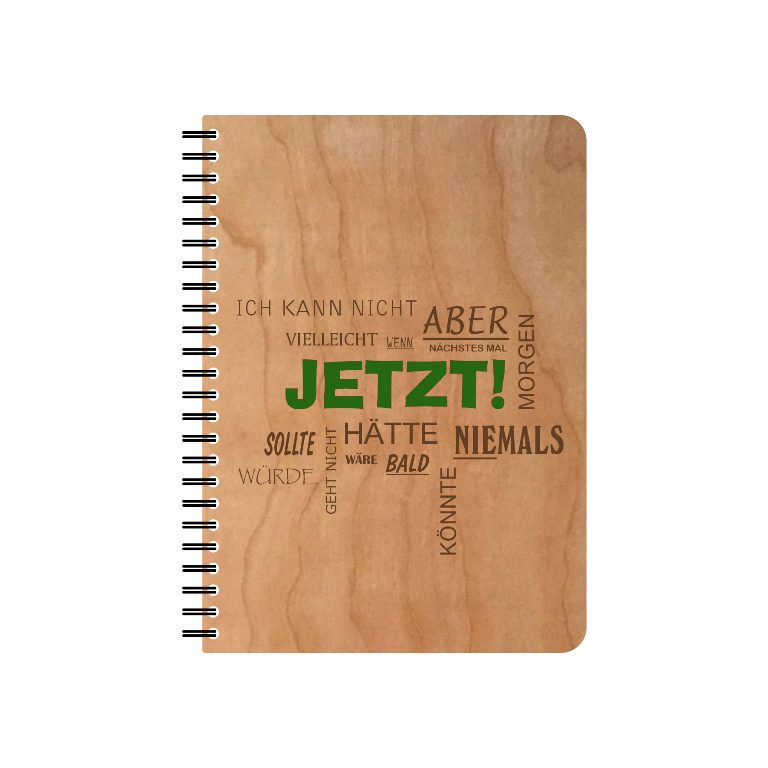 Schreib und Notizblock wiederbefüllbar "AUSREDEN"