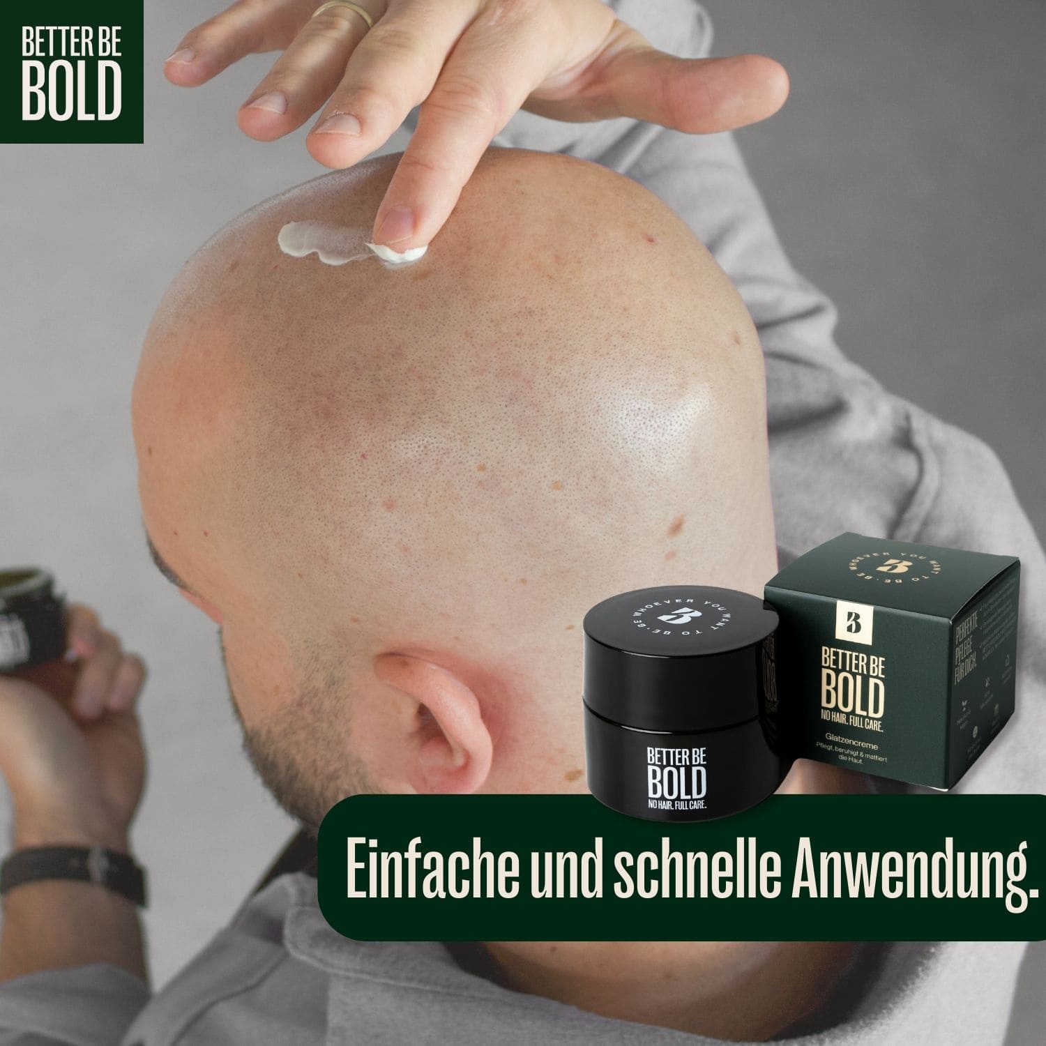 BETTER BE BOLD Glatzencreme mit Anti-Shine-Effekt 50ml