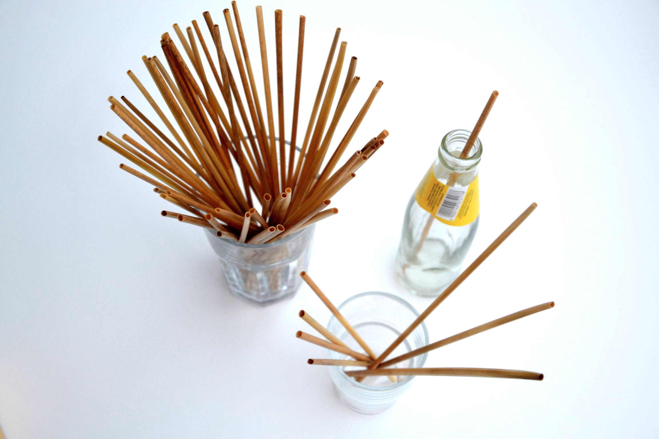 Bio-Strohhalme Trinkhalme 24 cm 400 Stück