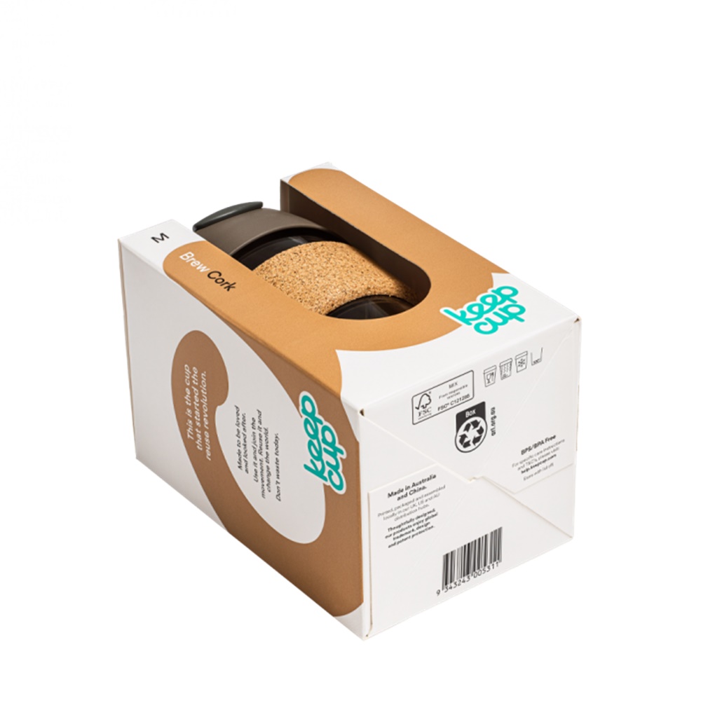 KeepCup-BREW-Cork-340ml-Deckel-Braun-Manschette-Kork-2