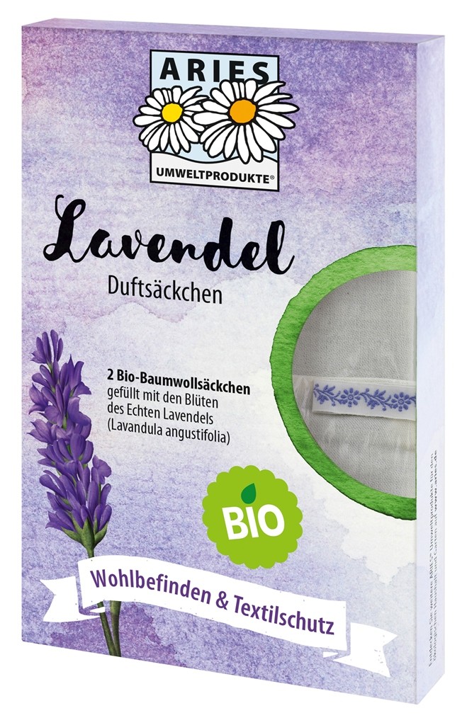 Bio Lavendel Duftsäckchen 2er Set