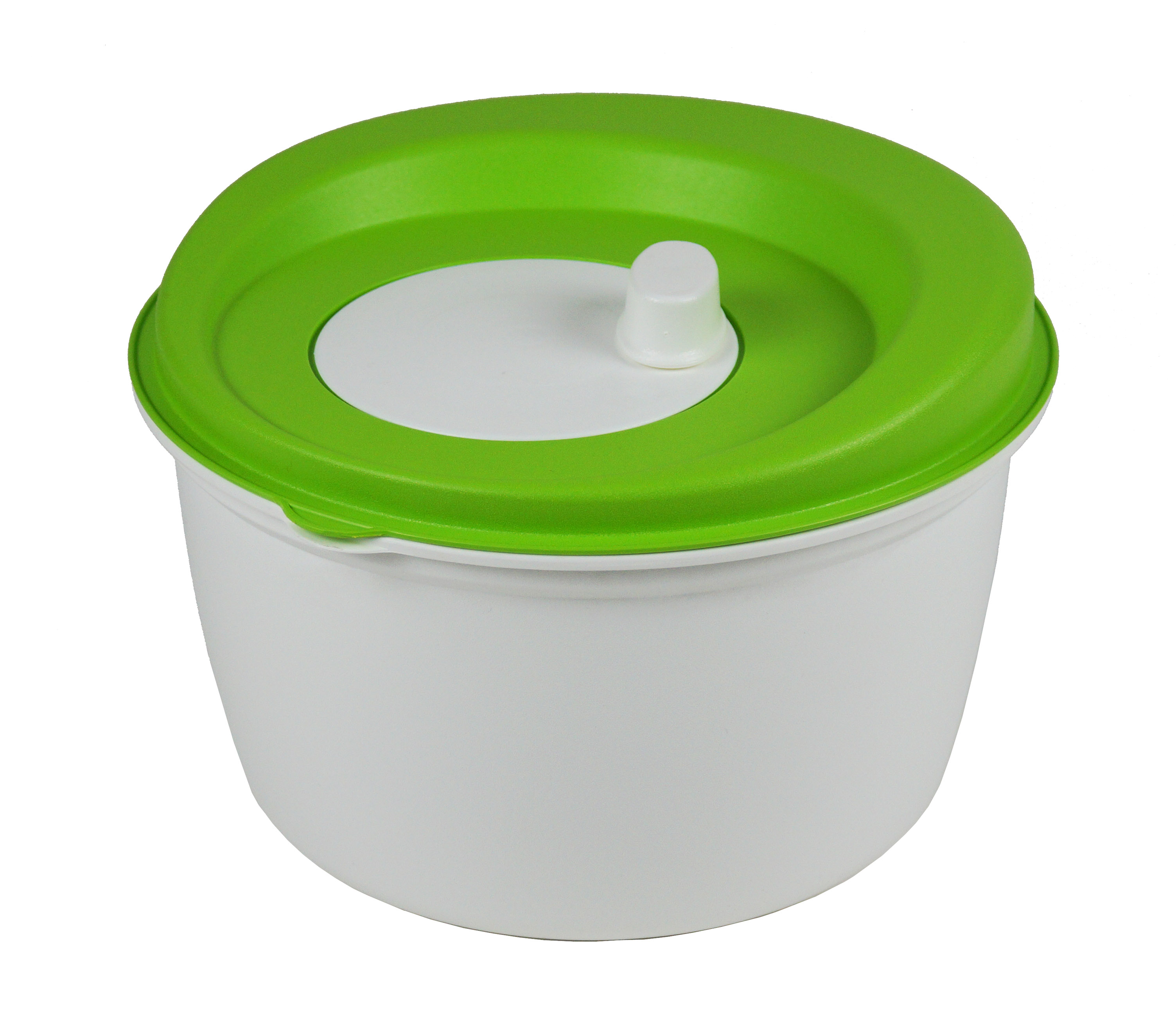 Salatschleuder 5 Liter, mit Siebeinsatz und Drehkurbel im Deckel