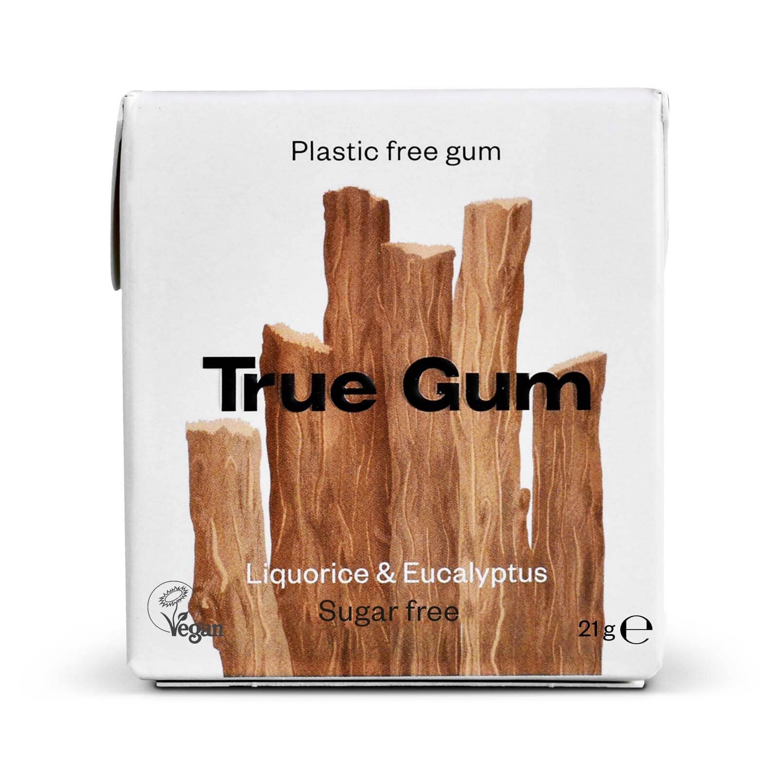 True Gum, Lakritz Eukalyptus, 20g