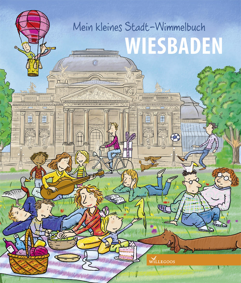 Kinderbuch Wiesbaden meine kleine Stadt Wimmelbuch