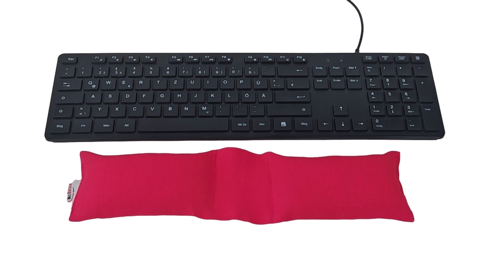 Speltex Tastaturkissen, Hirseschalen mit Kautschuk